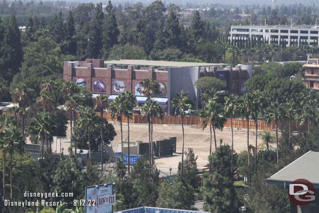 A look at the Downtown Disney west side project from the Pixar Pal-A-Round.  Looks like some infrastructure work has begun.