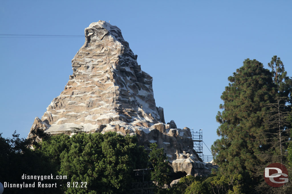 The Matterhorn from Main Street USA