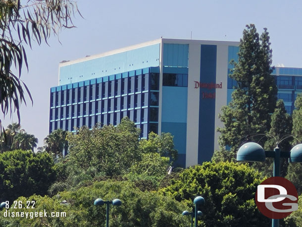 The Adventure Tower of the Disneyland Hotel