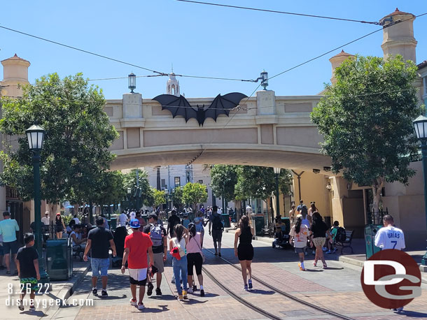 Buena Vista Street this afternoon.