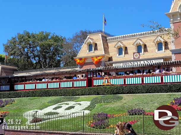 Arriving at Disneyland