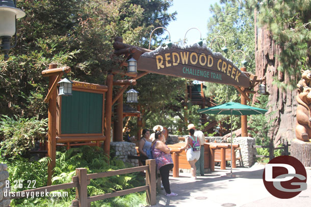 Redwood Creek has reopened since my last visit.