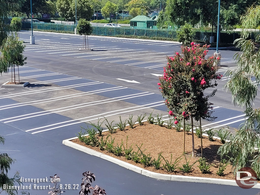 The new landscaping is more drought friendly and minimalist.