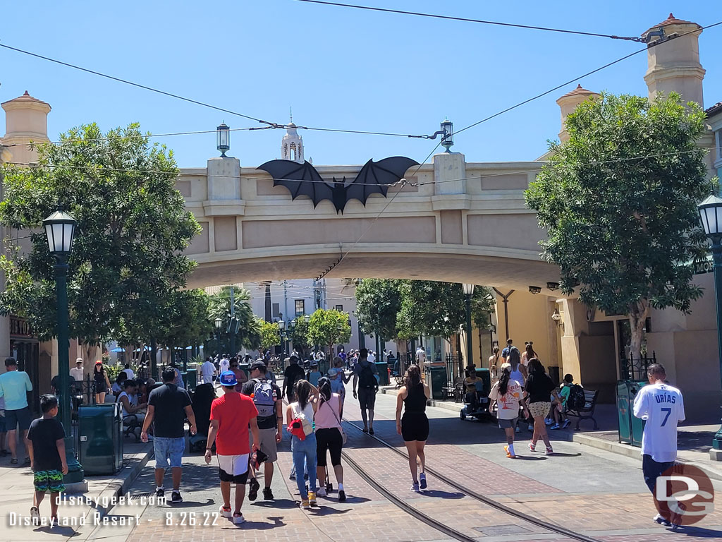 Buena Vista Street this afternoon.