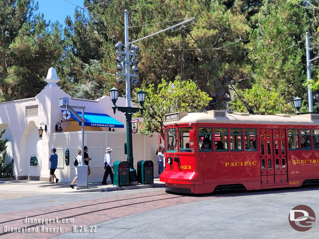 The Information Area in Carthay Circle is behind walls.