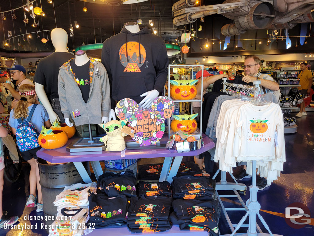 Star Wars Halloween merchandise in the Star Trader