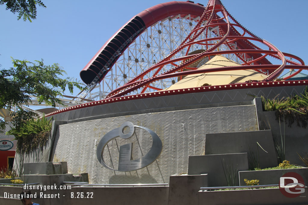 The Incredibles Fountain on Pixar Pier