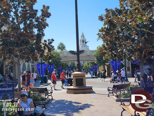 Buena Vista Street is decked out for Halloween.