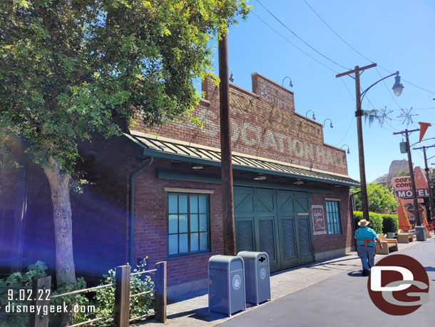 No Halloween Movie posters this year in Cars Land.