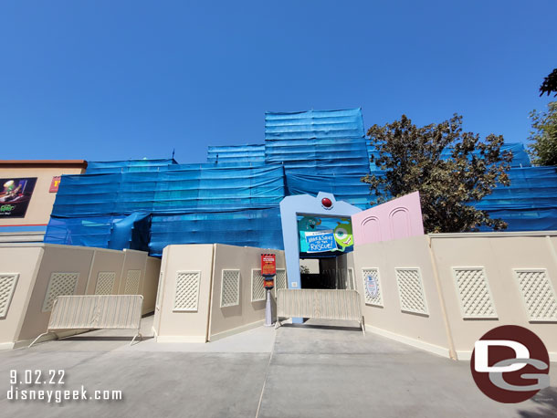 Looks like they are preparing to reopen Monsters In as the facade renovation continues.