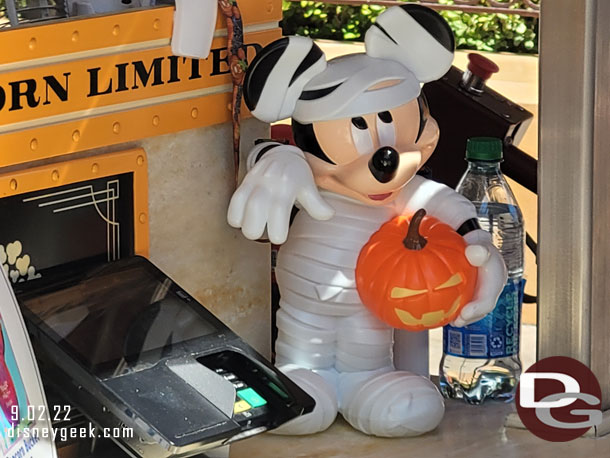 Mummy Mickey popcorn bucket available throughout both parks.