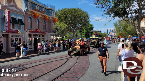 Due to the pace of the cavalcade I was able to pass it and find a spot on Main Street USA for a second viewing.