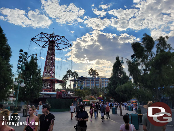 Some clouds rolled in and made it much more comfortable to walk around.