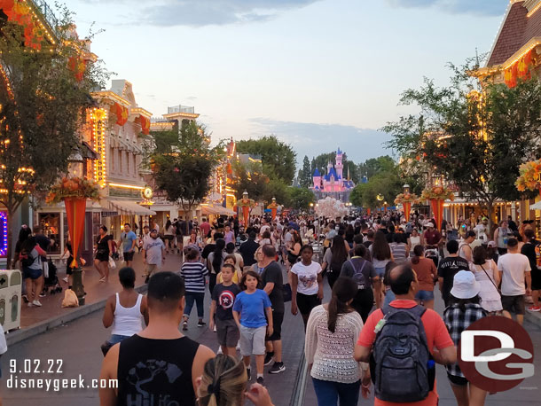 7:23pm - Main Street USA