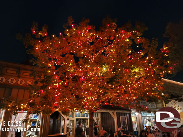 The Halloween Tree in Frontierland