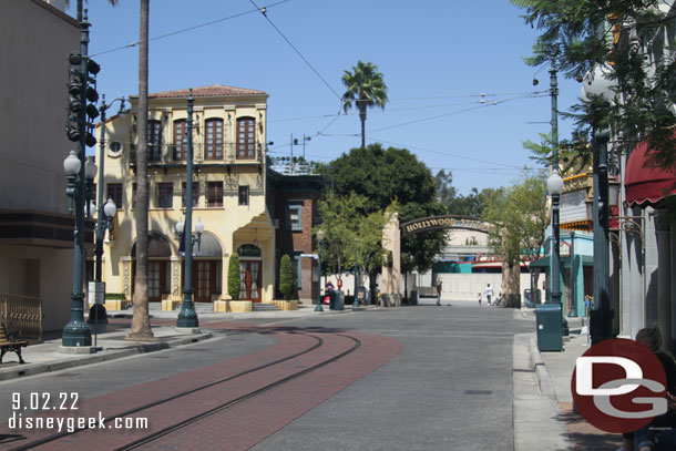 Sunset Blvd was quiet.