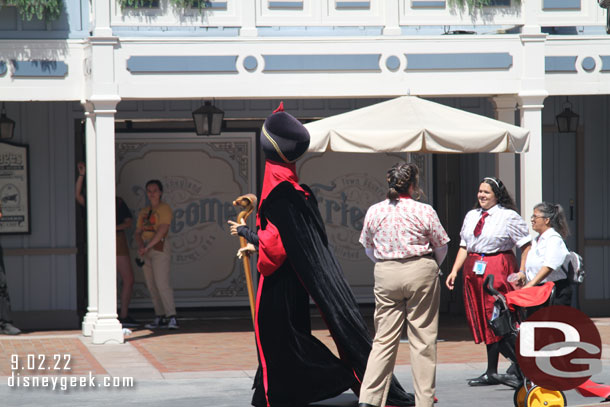 Villains were also out and about. Jafar from Aladdin.