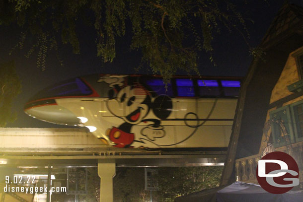 They were preparing to reopen the Monorail, the temps have cooled enough.  