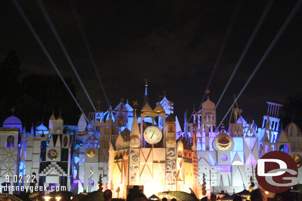 Encanto projections at it's a small world.