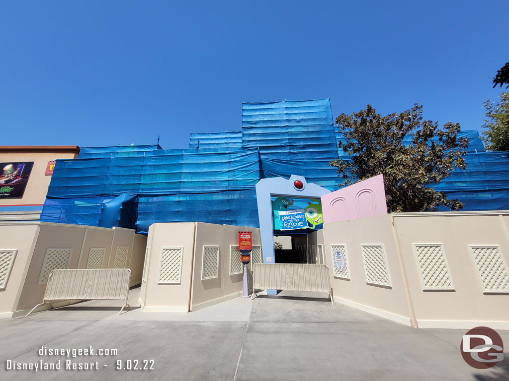 Looks like they are preparing to reopen Monsters In as the facade renovation continues.