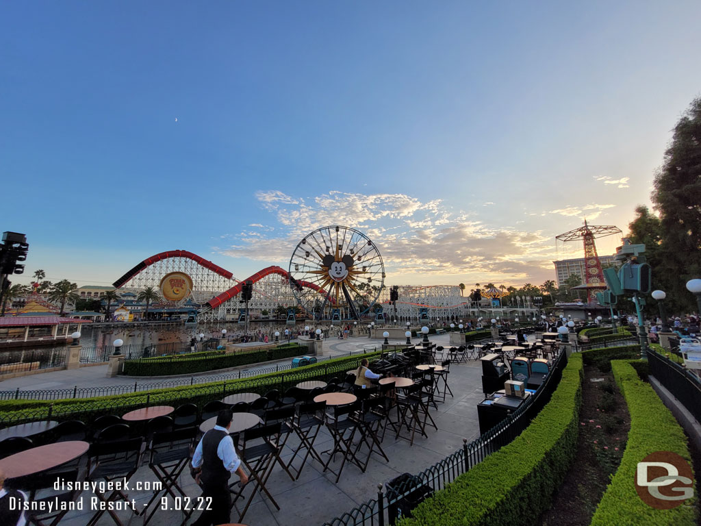 Preparing for this evenings World of Color