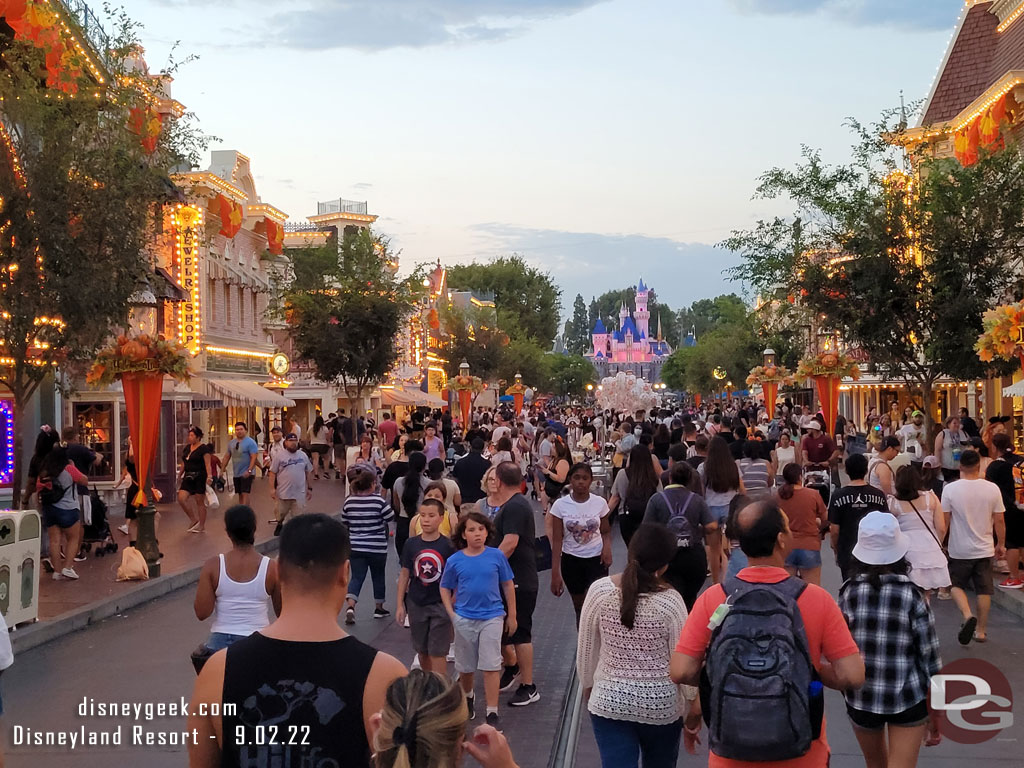 7:23pm - Main Street USA