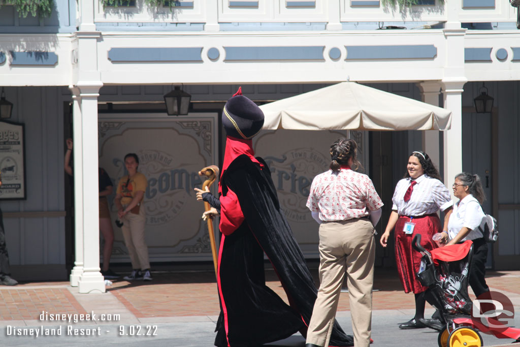 Villains were also out and about. Jafar from Aladdin.