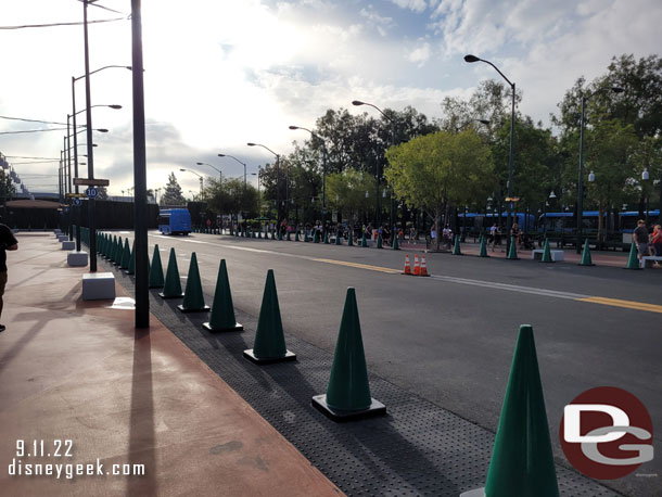 8:12am - Exiting toward Harbor Blvd.