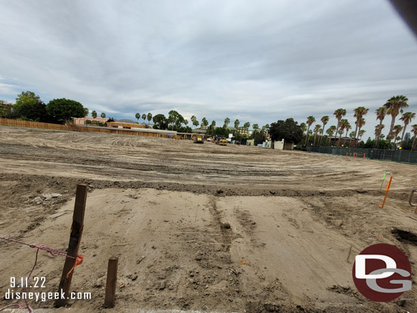 A wide view of the site.