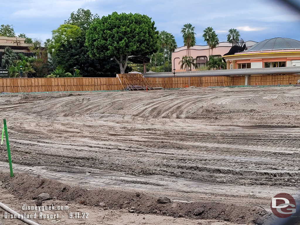 Grading is underway as the prepare the site for construction.