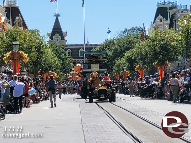 Mickey and Friends Cavalcade making its way up Main Street USA