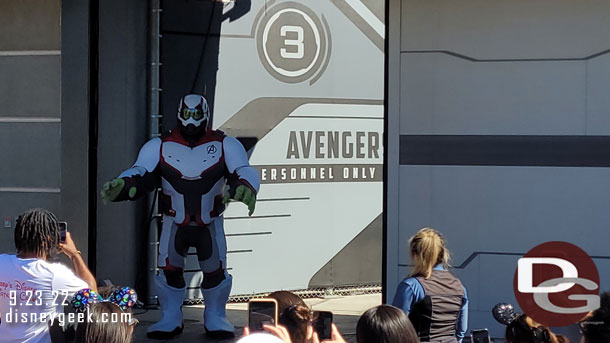 2:34pm - Returned to Avengers Campus and saw Hulk.