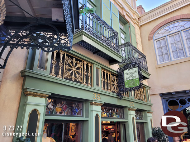 Eudora's Chic Boutique featuring Tiana's Gourmet Secrets opened in New Orleans Square earlier this week.