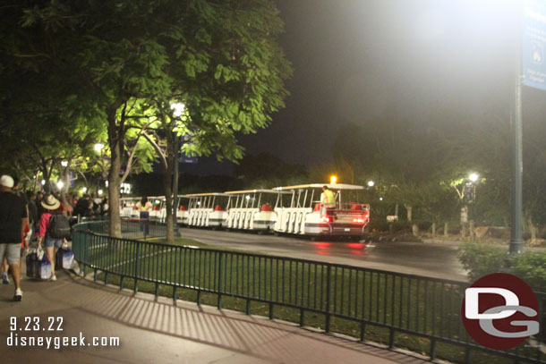 9:44pm - Made it to the tram stop and about to enter the crowd and work my way to a seat.