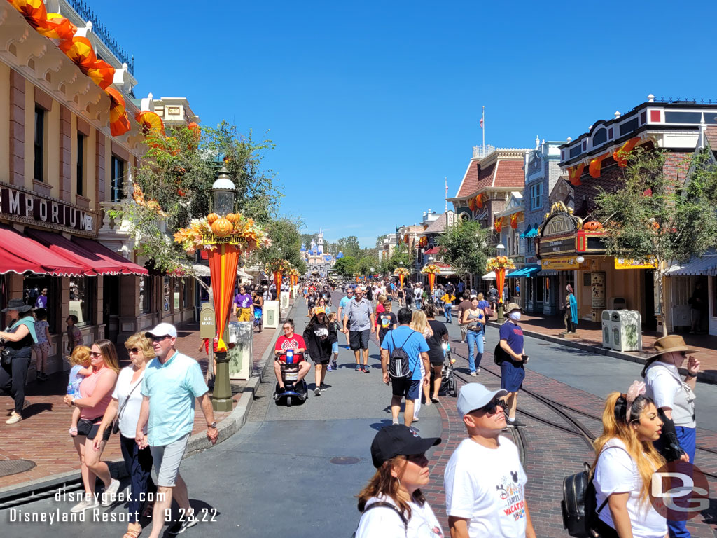 Main Street USA at 12:31pm