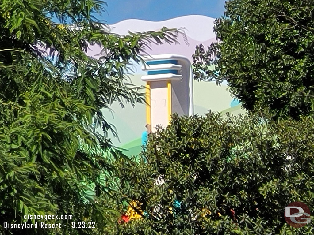 Scaffolding is down in Toontown so you can see the El Capitoon and hills behind it.