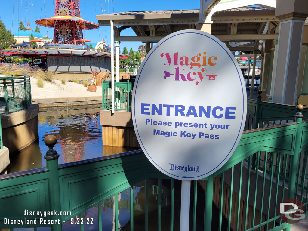 Magic Key Pass Holders can stop by the swings and pick up a set of stickers.