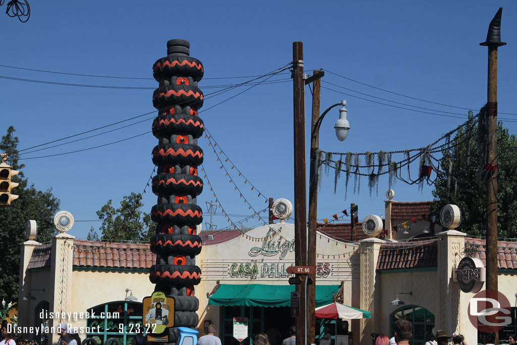 Stopped by Cars Land to grab a bite from Flo