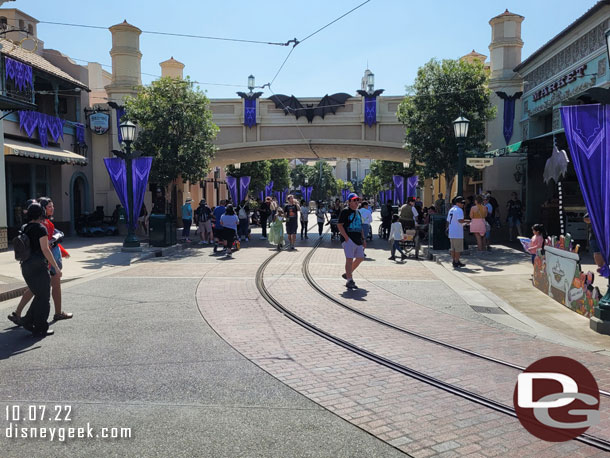 Buena Vista Street this afternoon