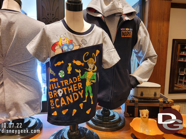 Marvel Halloween merchandise in Elias & Co.