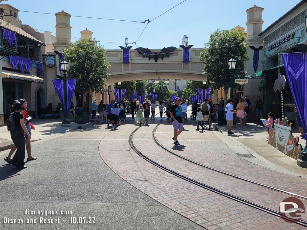 Buena Vista Street this afternoon