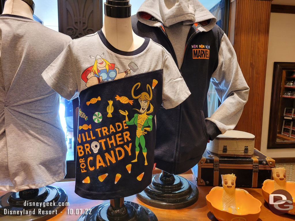 Marvel Halloween merchandise in Elias & Co.