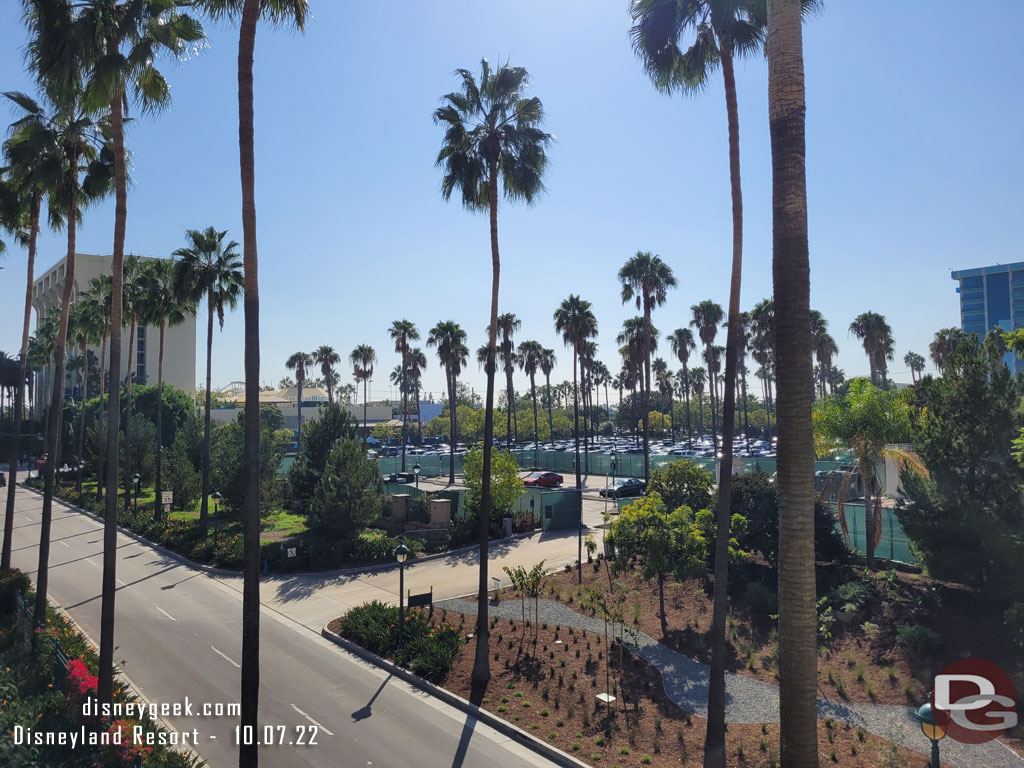 The landscaping renovation on the right looks complete now.