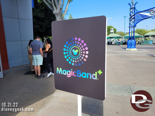 Magic Bands have arrived at the Disneyland Resort and early sales are currently underway at a trio of locations.  Here is the Downtown Disney location, the former ESPN Zone store.