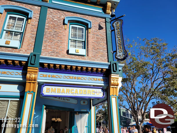 The Embarcadero Gift shop reopened last Monday.  