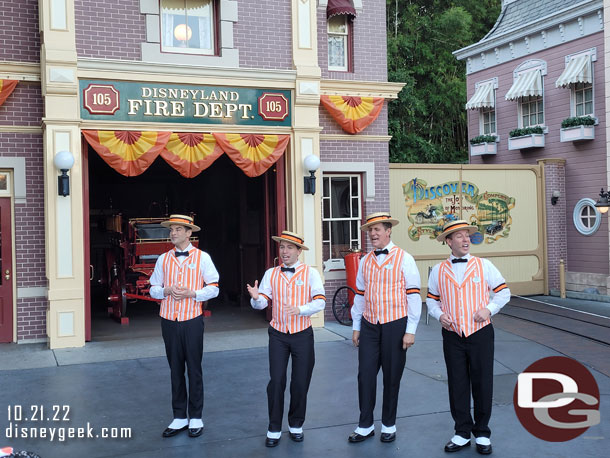 The Dapper Dans of Disneyland