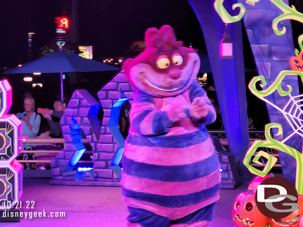 Cheshire Cat at Villain's Dance Party