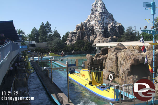 Submarine Lagoon as I approached the Monorail platform.