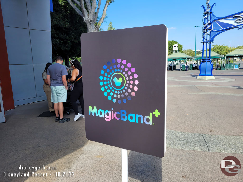 Magic Bands have arrived at the Disneyland Resort and early sales are currently underway at a trio of locations.  Here is the Downtown Disney location, the former ESPN Zone store.