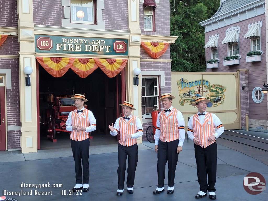 The Dapper Dans of Disneyland